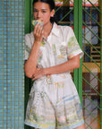 Treasure Island Linen Playsuit