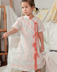 Lil' Theia Tie Shift Cheongsam - Ribbons