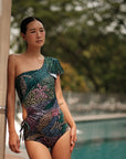 Solana One Piece - Abstract Botanical / Black