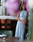 Delphine Maxi Cheongsam - Paisley