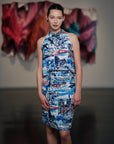 Jess Cheongsam - Azure / European Dream