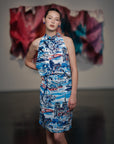 Jess Cheongsam - Azure / European Dream