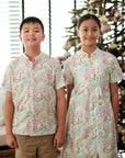 Lil' Theia Tie Shift Cheongsam - Ribbons