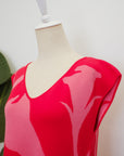 TMP Knits Reversible Two-Piece Pants Set - Coral & Pink