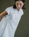 Mei Samfu Shirt - Stripes / White