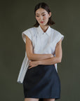 Mei Samfu Shirt - Stripes / White