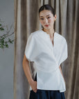 Sana Beaded Cinchable Shirt