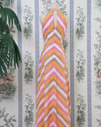 Rhea Halter Maxi Dress - Green-Yellow Paint Strokes / Pink-Yellow Paint Strokes