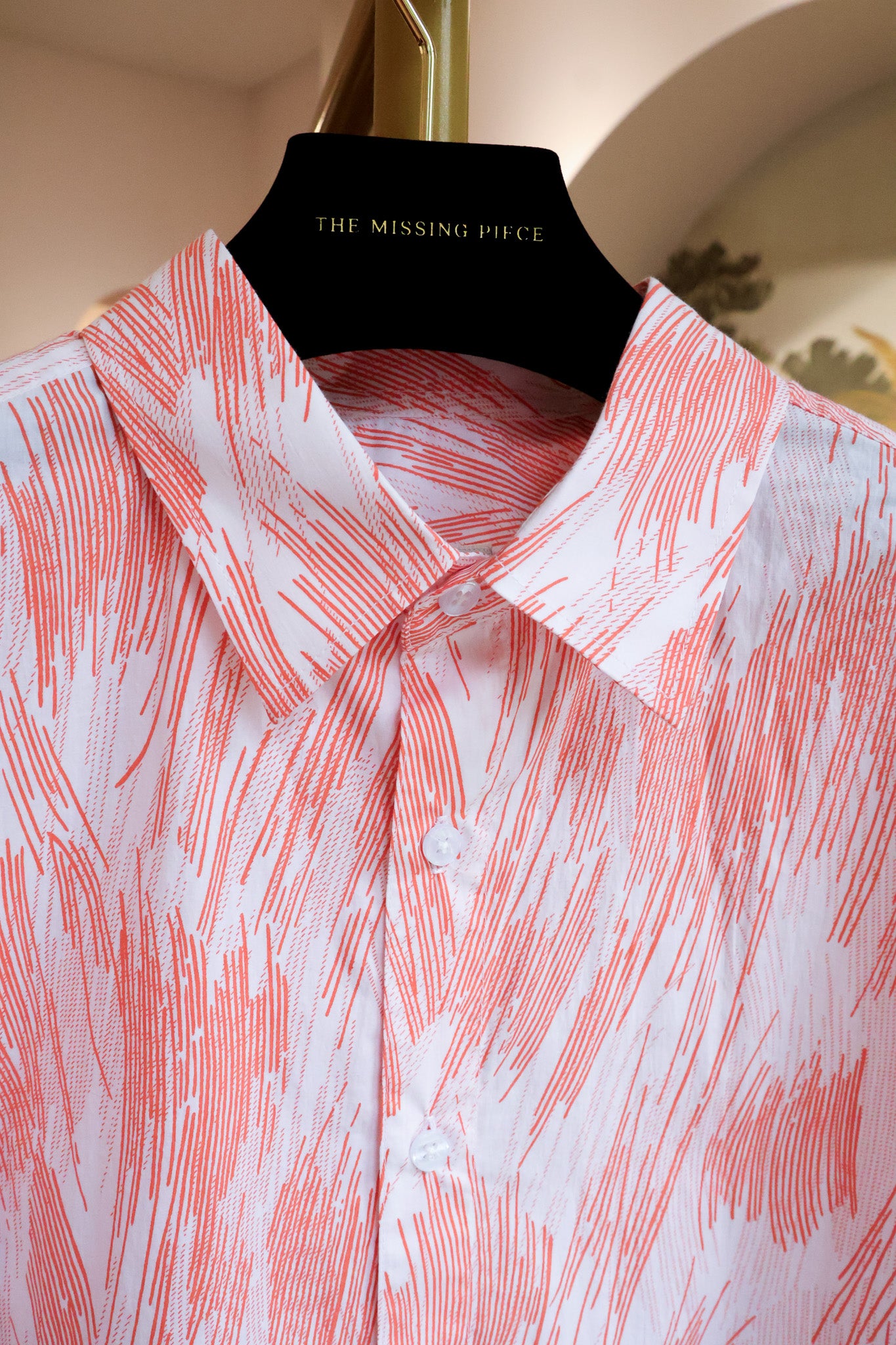 Lil' Man Kei Shirt - Crimson / Blue