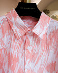 Lil' Man Kei Shirt - Crimson / Blue