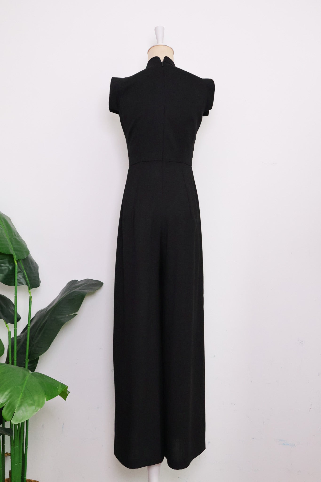 Ava Maxi Jumpsuit - Black / Royal Purple (Pre-Order)