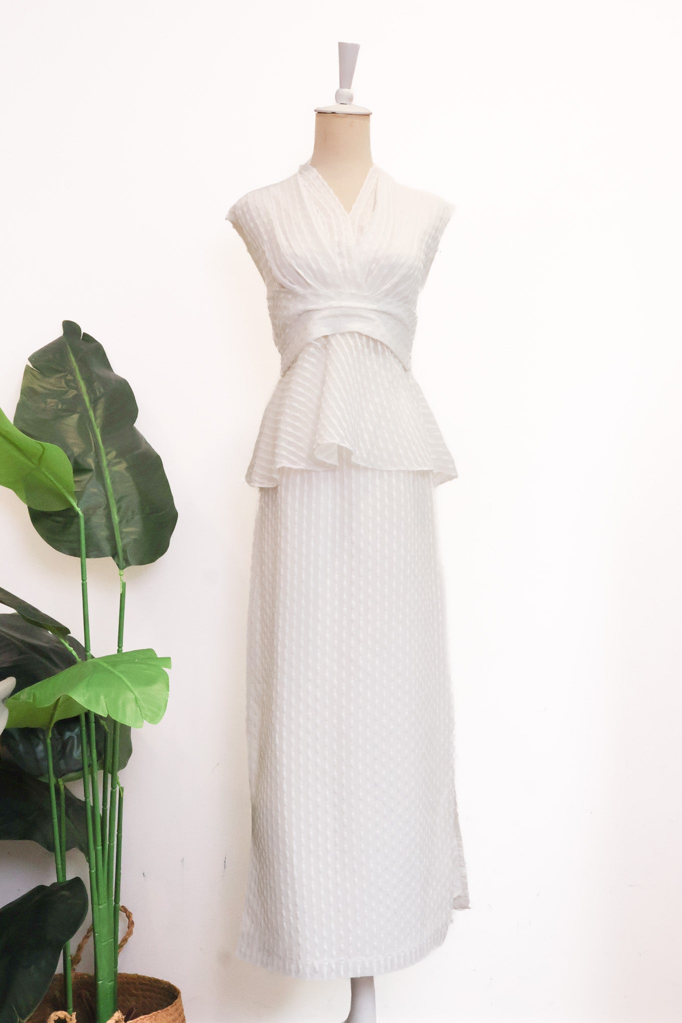 Viola Textured Maxi Skirt Set - Lime
