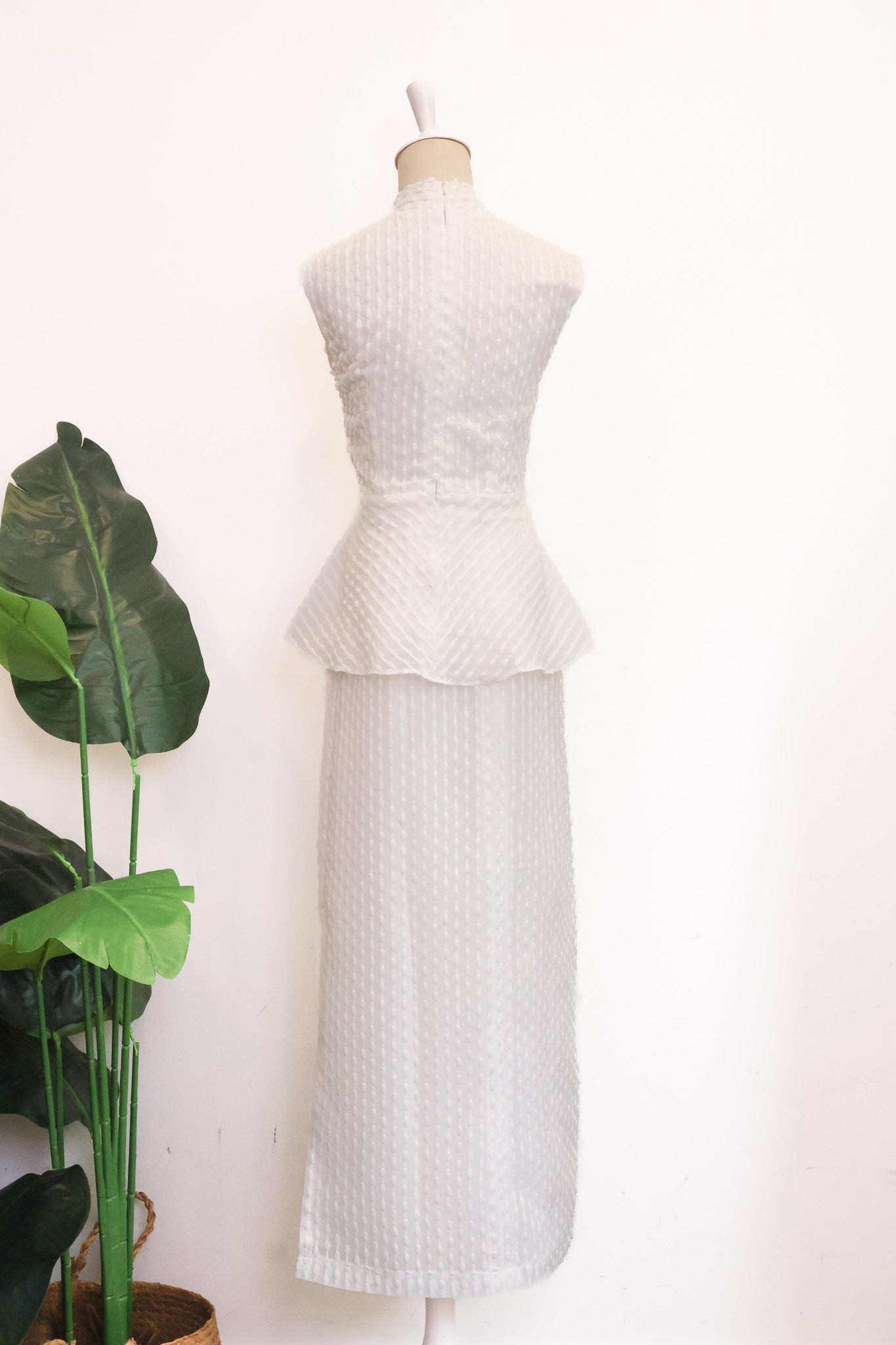 Viola Textured Maxi Skirt Set - Lime