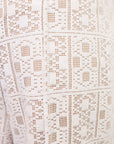 Wes Tailored Shorts - Ivory Geo Lace