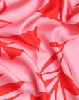 TMP Knits Silk Twill Scarf - Coral & Pink