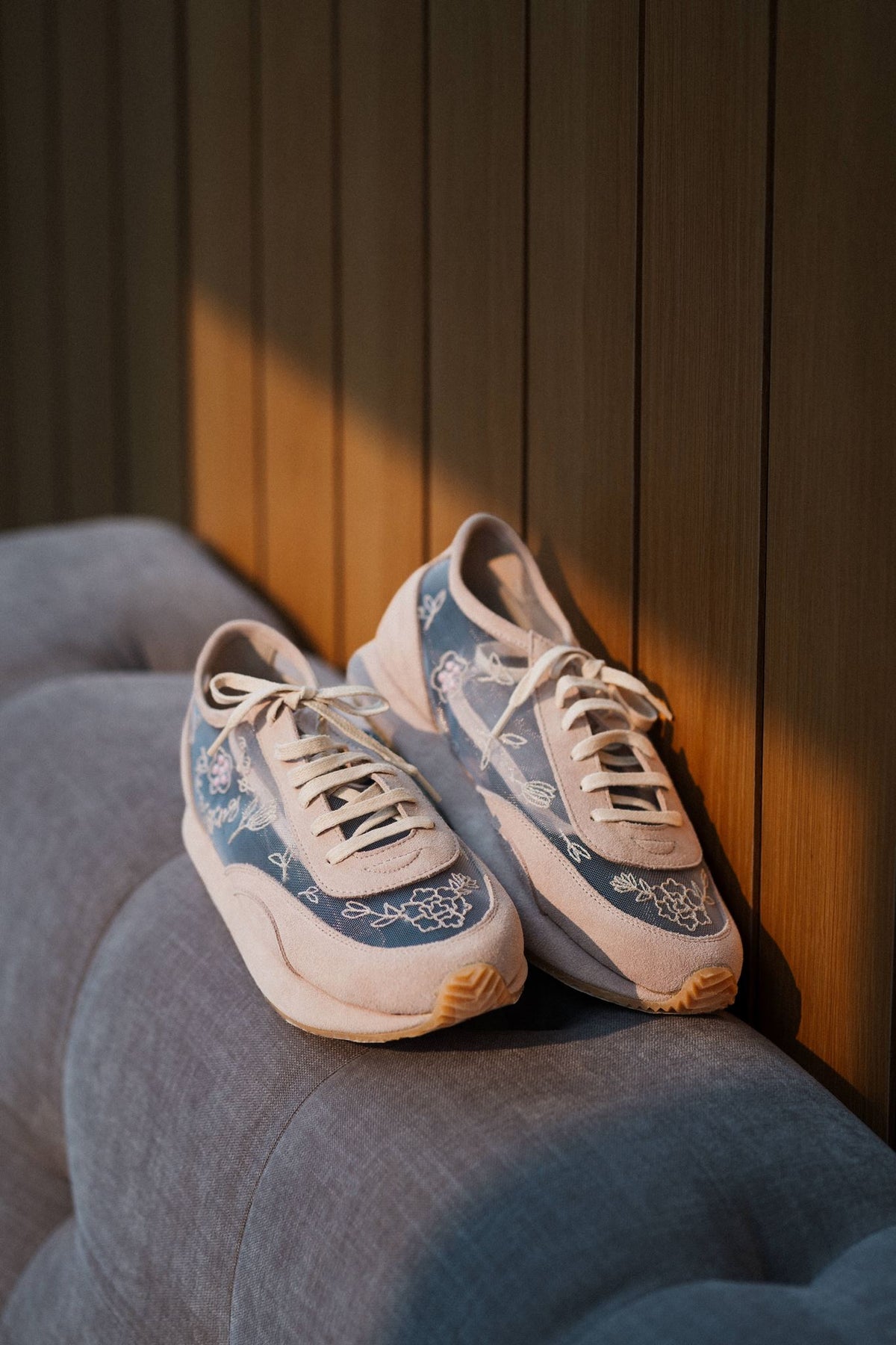 Mesh Embroidery Sneaker