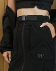 Switch Up Convertible Skirt - Black / Beige