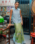 Fern Forest Silk Skirt