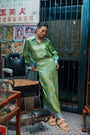 Fern Forest Silk Skirt