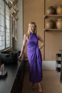 Seri Sarong Cheongsam- Royal Purple