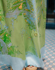 Fern Forest Silk Skirt
