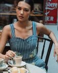 Tulipina Beaded Bustier Top