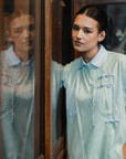 Mei Samfu Shirt - Stripes / White