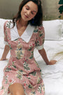 Primrose Sun Dress (Red Stripe/ Pink Kueh Kueh)