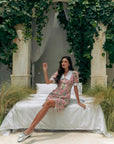 Primrose Sun Dress (Red Stripe/ Pink Kueh Kueh)