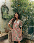 Primrose Sun Dress (Red Stripe/ Pink Kueh Kueh)