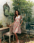 Primrose Sun Dress (Red Stripe/ Pink Kueh Kueh)
