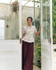 Maven Pants - Wine / Pink