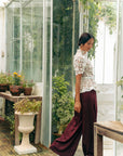 Maven Pants - Wine / Pink