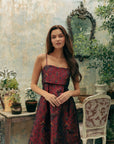 Bordeaux Babydoll Dress