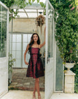 Bordeaux Babydoll Dress
