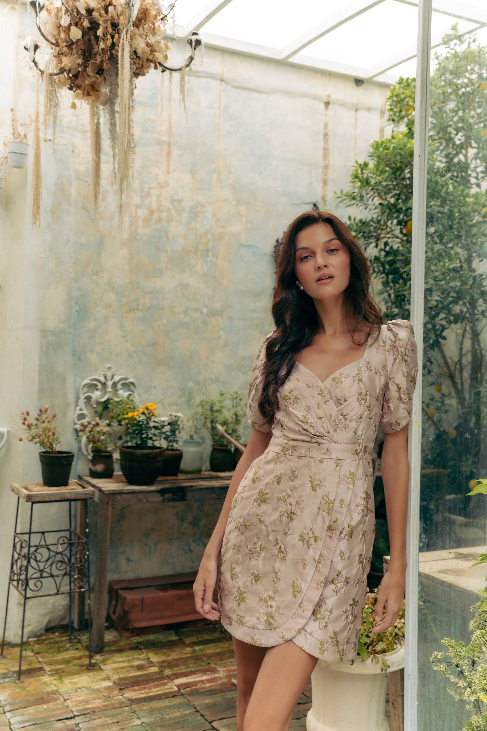 Ella Jacquard Dress