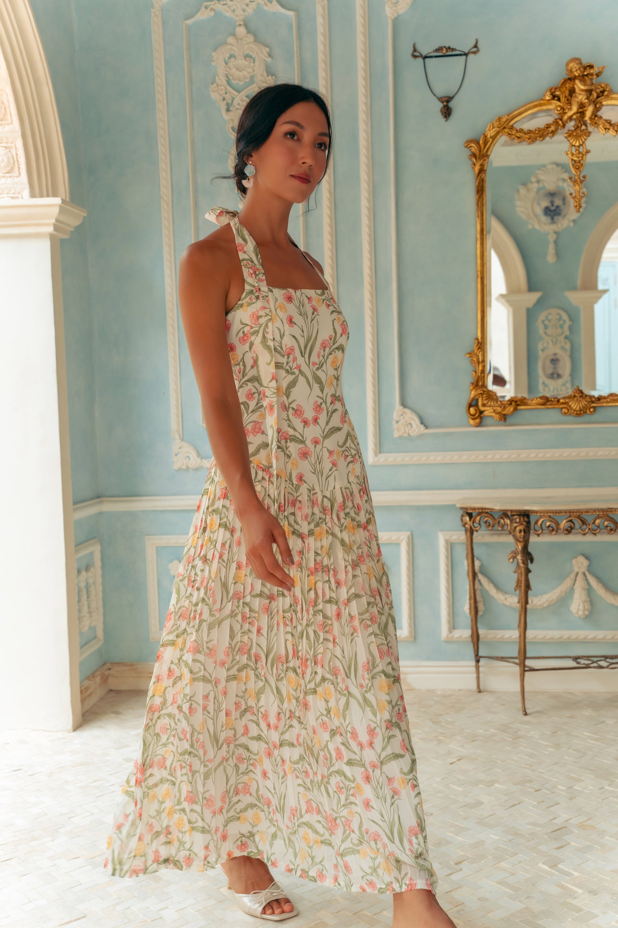 Annalisa Halter Maxi Dress