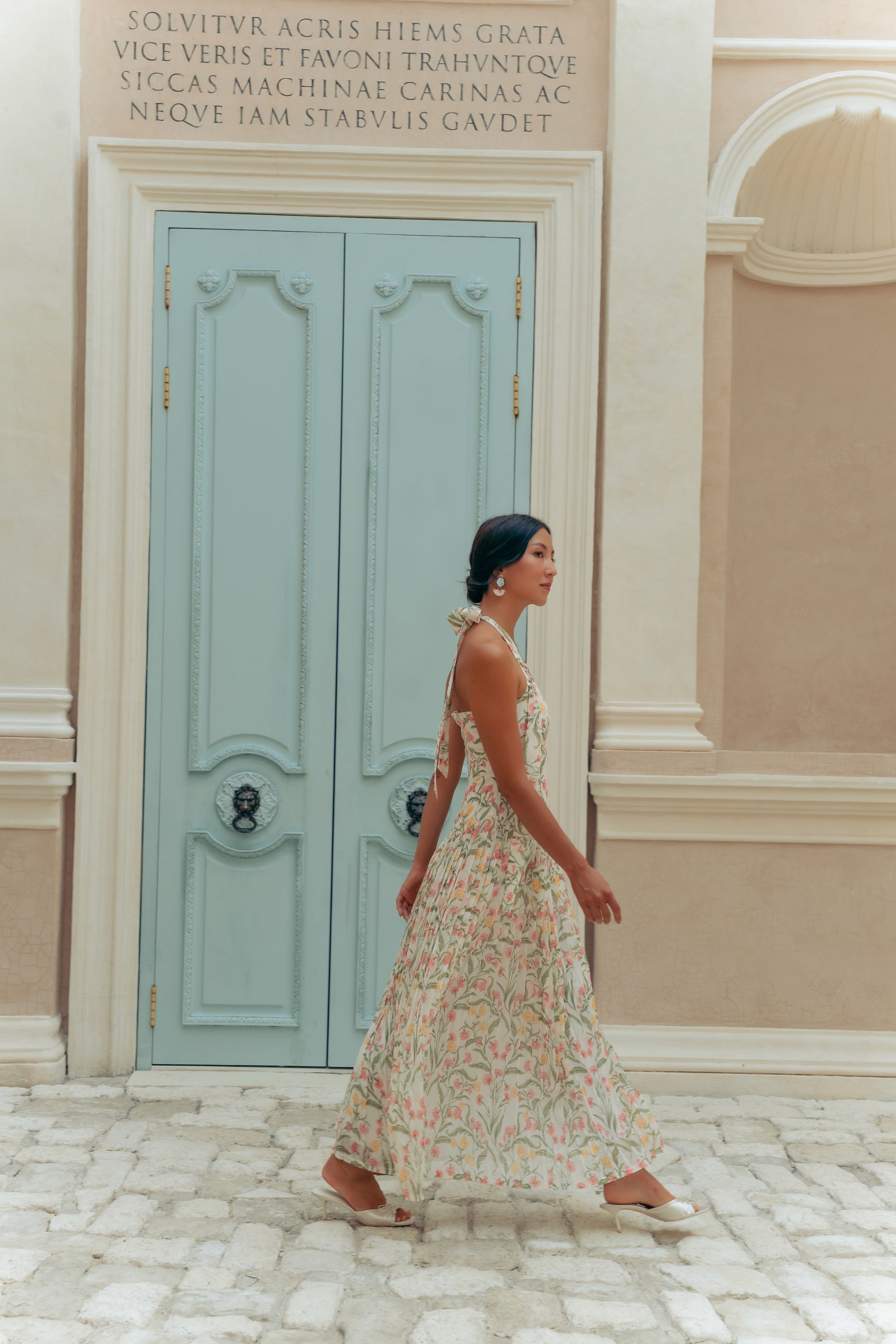 Annalisa Halter Maxi Dress