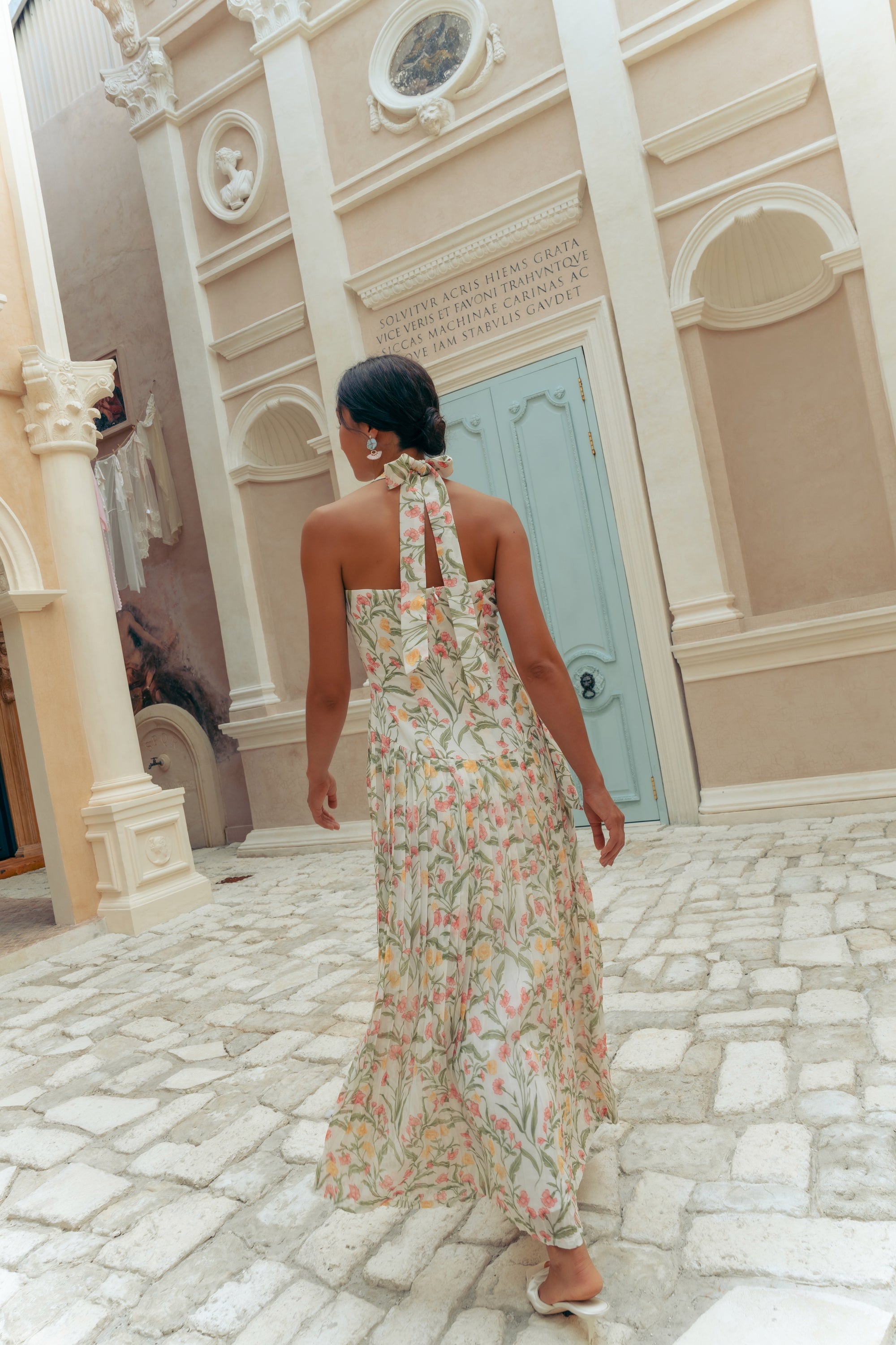Annalisa Halter Maxi Dress