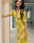 Cherise Maxi Dress - Chartreuse