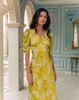 Cherise Maxi Dress - Chartreuse