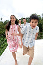 Lil' Man Striped Bloom Shirt
