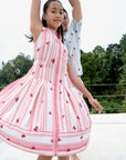 Lil' Striped Bloom Shirt Dress