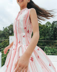 Lil' Striped Bloom Shirt Dress