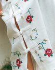 TMP x MarchMay Linen Pants - Cross Stitch Bloom
