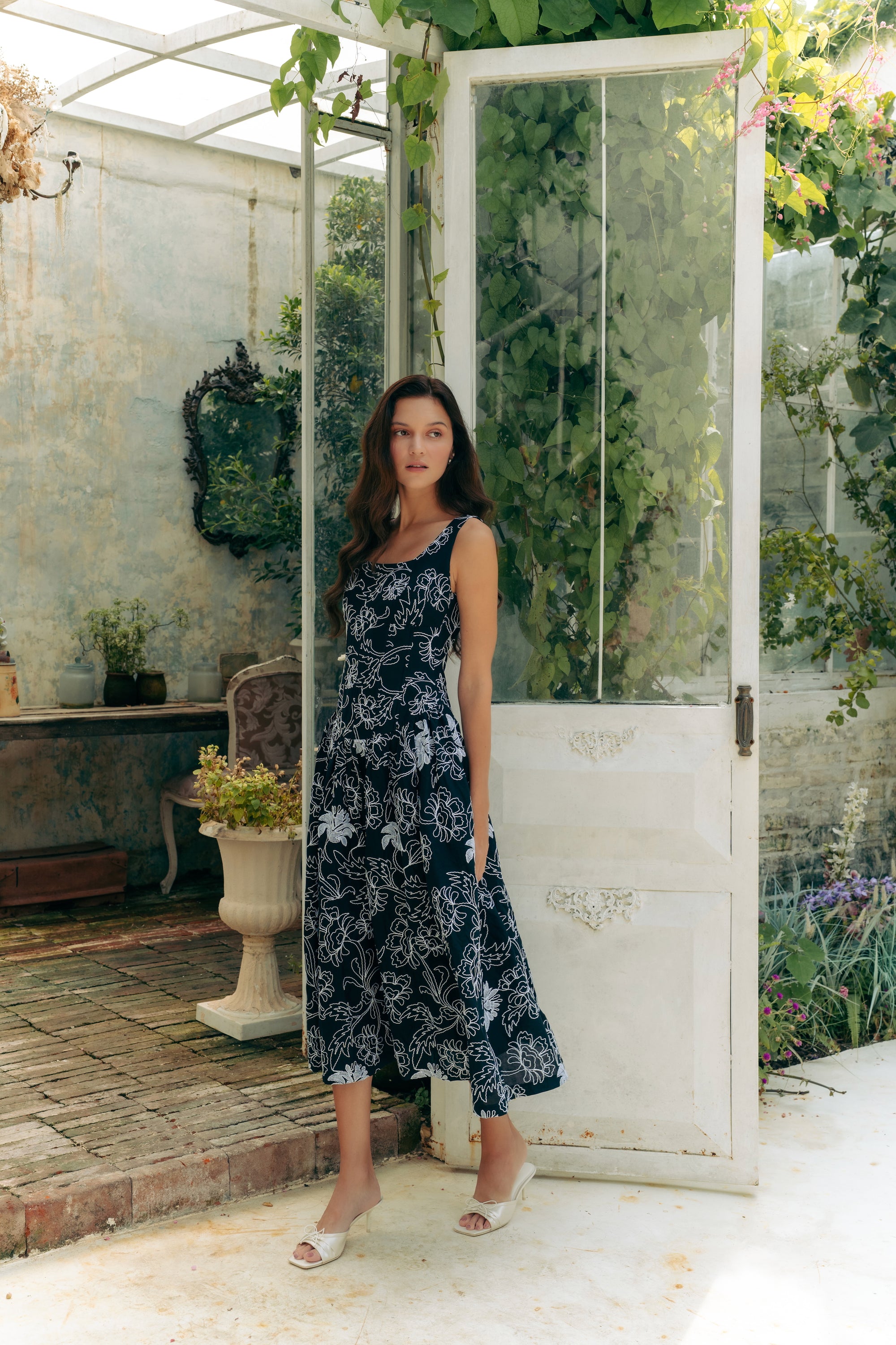 Astoria Drop Waisted Maxi Dress