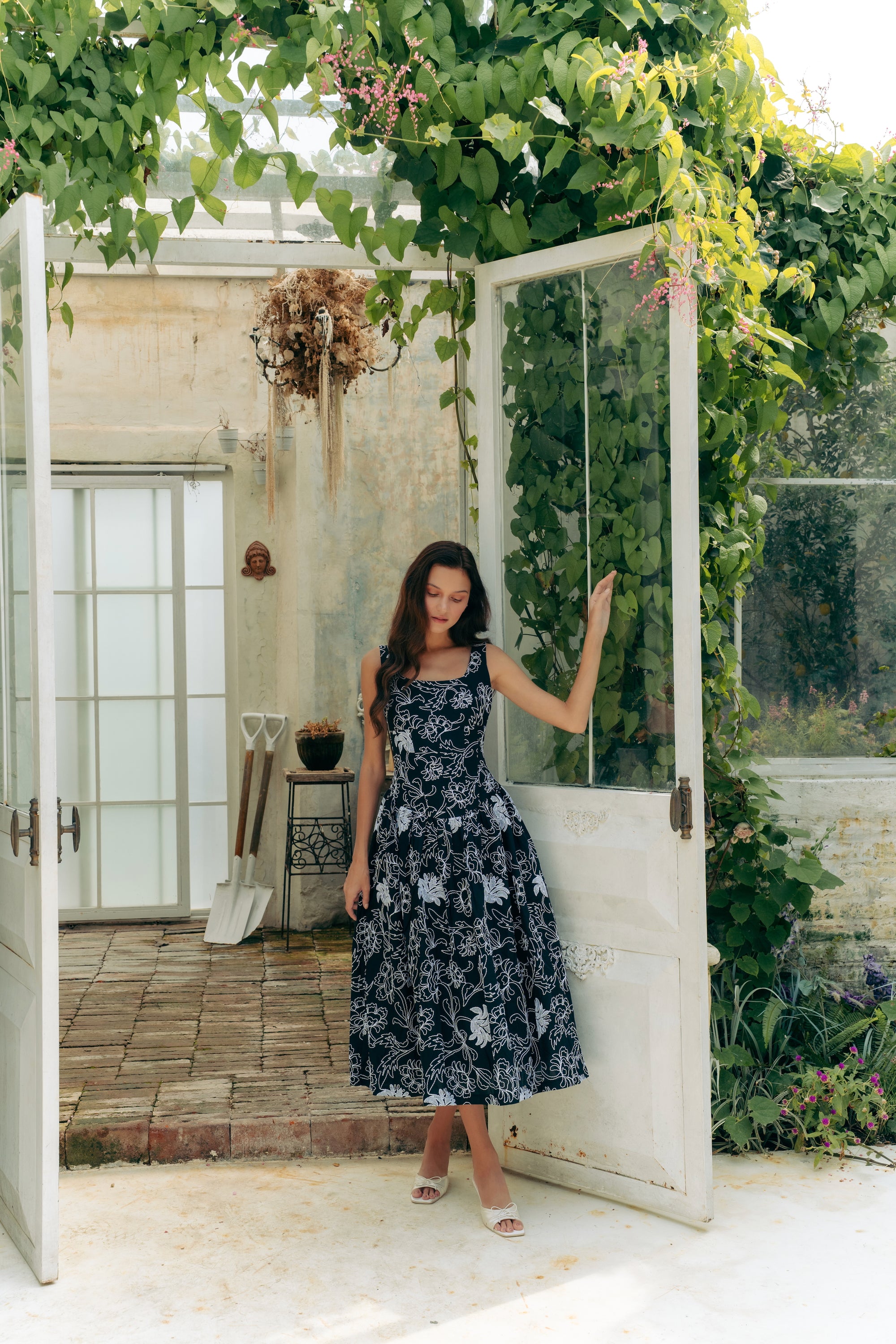Astoria Drop Waisted Maxi Dress