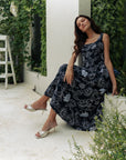Astoria Drop Waisted Maxi Dress