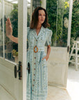 Belted Shirt Dress - Soleil / Memento
