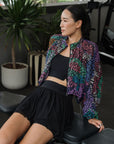 Game On Tulle Skort - Black / Dusty Blue